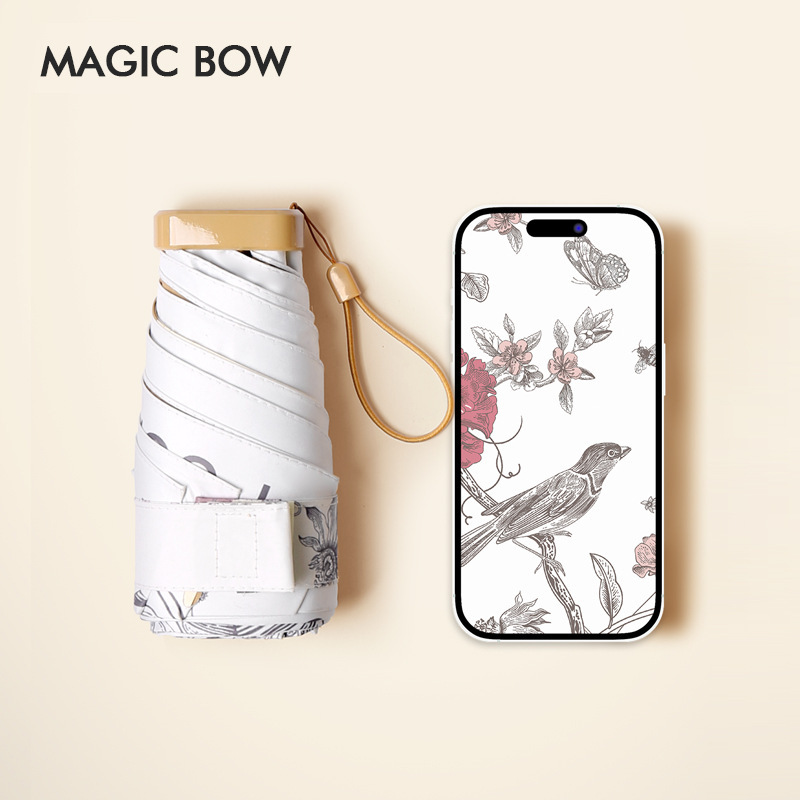 골동품 꽃과 새 (15CM 더 미니 자외선 차단제)