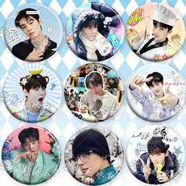 车银优明星周边粉丝应援吧唧徽章DIY胸针送朋友背包装饰痛包挂件