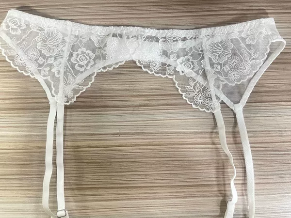 Hanging pants white