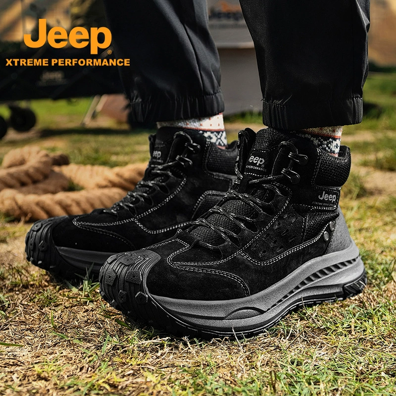 JEEP/吉普 демисезонные спортивные модные нескользящие комфортные трекинговые кроссовки для походов