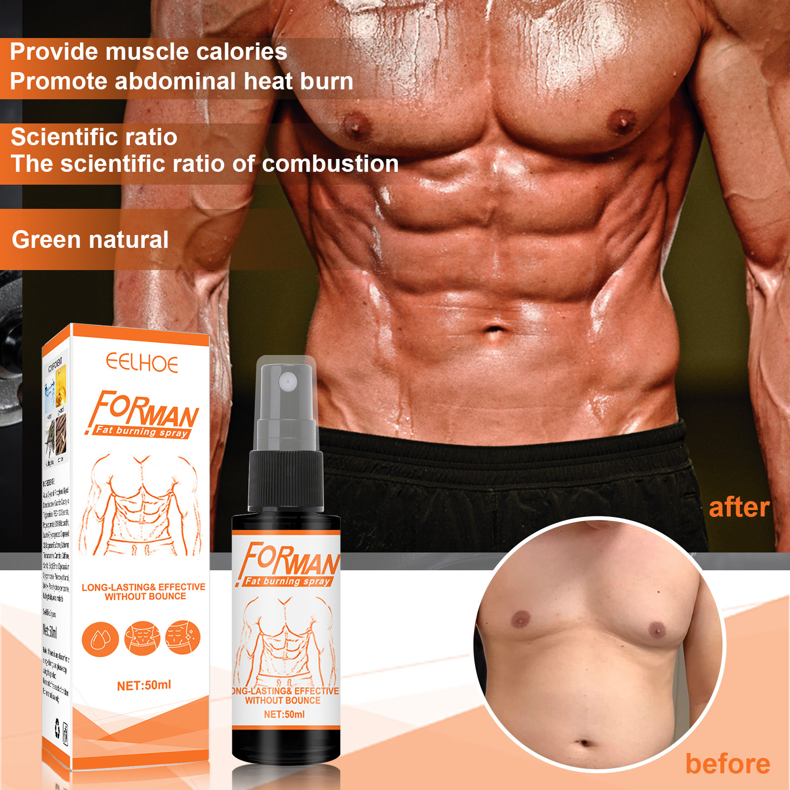 Lokal Eelhoe Männer Schweessofleegend Stäerkung Fitness Shaping Übung Ueleg produzéierend Bauchmuskelspray_voghion.com