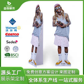 纸展示立牌人形纸展示立牌KT板立牌东莞纸展示架工厂