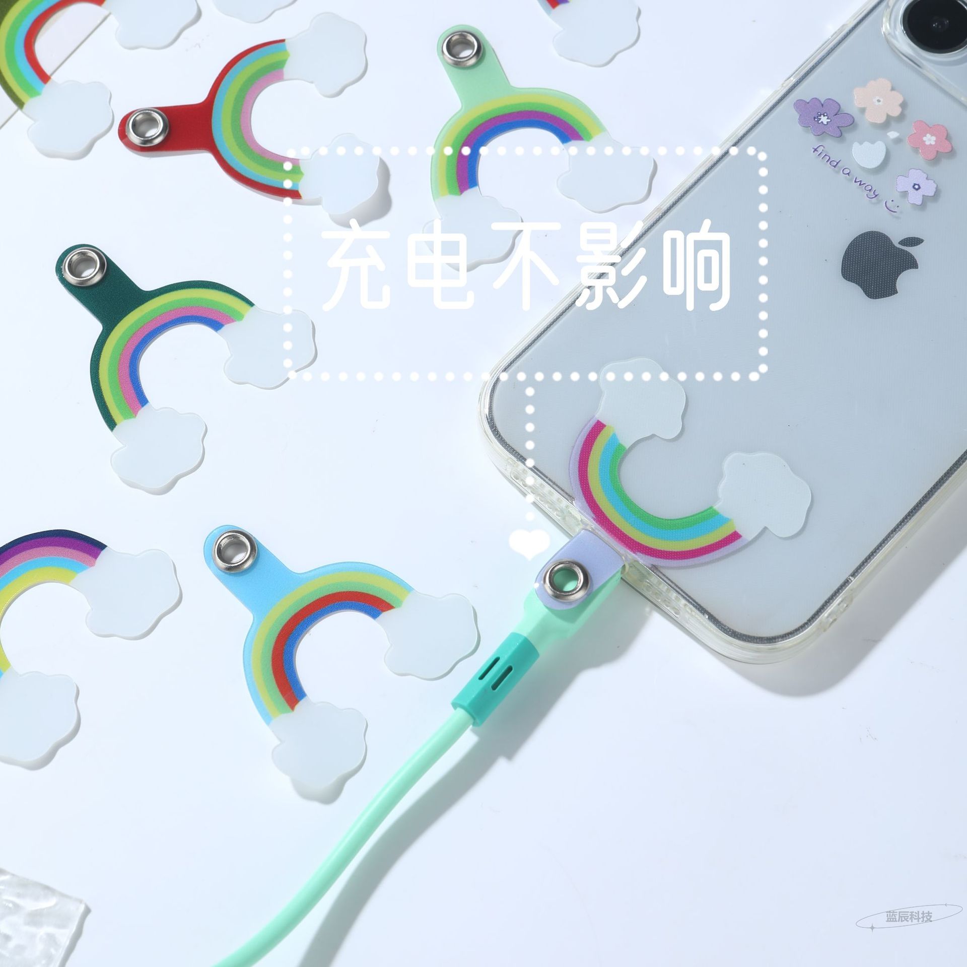 creative cartoon rainbow cards