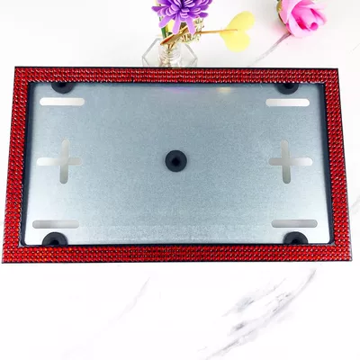 Cross-border foreign trade Russia Ukraine car License plate holder/license plate holder - red