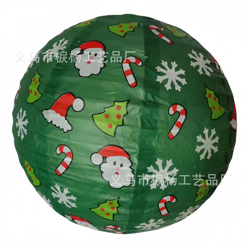 クリスマス提灯 クリスマスショッピングモール ウィンドウパーティー装飾 ハンドヘルド漫画DIY紙提灯 卸売 跨境専用|undefined