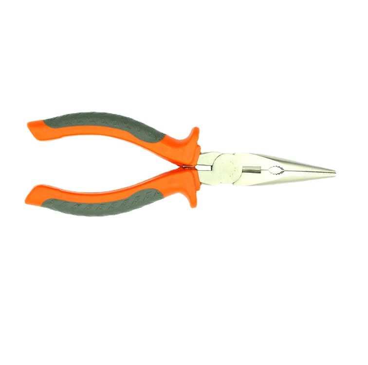 厂家直销尖嘴钳 8寸刻花柄尖钳子尖嘴钳利鹰