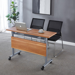 ✅ Staff Folding Training Table Mobile Employee Long Conference Table Simple Reading Desk Office Splicing Strip Table
