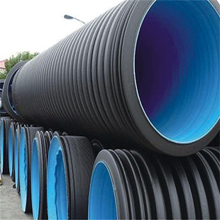 Hdpe Double Wall Corrugated Pipe for Engineering Municipal Drainage and Sewage Pipe Dn300 Acid and Alkali Resistant Plastic Corrugated Pipe