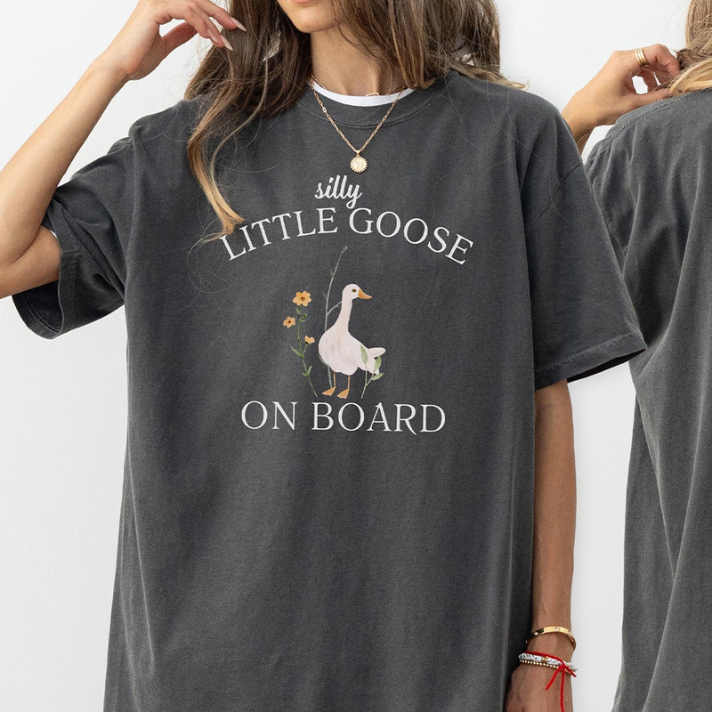 Stupid Goose Pregnancy Announcement Unisex T-Shirt Funny Goose Pimples Pregnancy T-Shirt Book Gift Y2K Daily Time