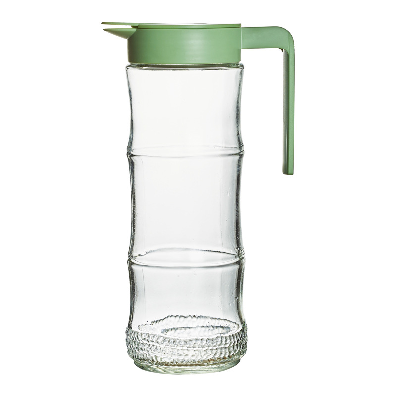 Festival de cristal de gran altura conjunto de agua de cinco piezas hogar creativo gran capacidad botella de agua fría jugo de té hervidor de agua regalo de apertura