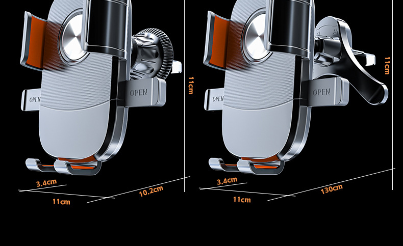 Cross-Border Car Mobile Phone Navigation Holder, New Universal Car Air Vent Mount, Gravity Support Bracket
