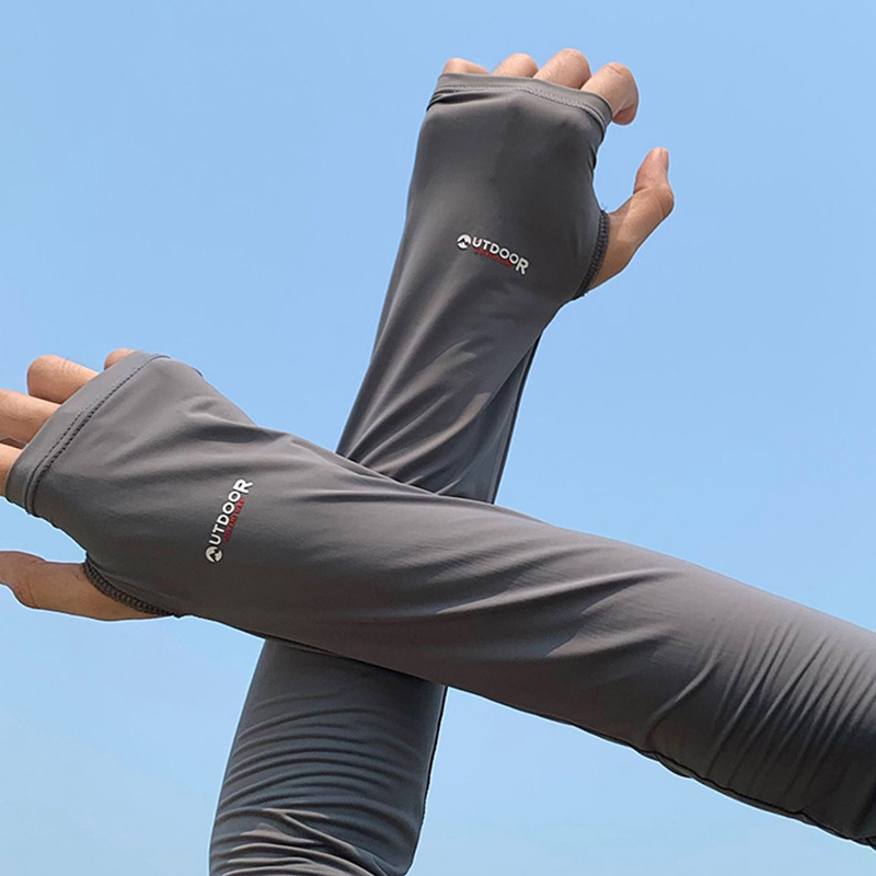 Ciclismo conjunto de pesca guantes de hielo sombrero protector solar máscara de sombrero protector solar máscara de manga para hombres