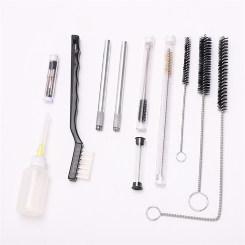 Cross-border hot selling spray gun cleaning brush, test tube nylon brush, spray gun pipe cleaning combination tool, bristle brush set