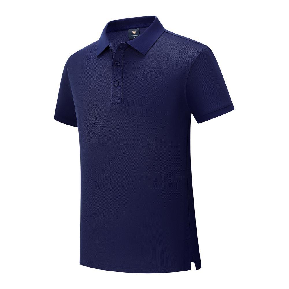 210G algodón peinado solapa polo impresión de verano personalizado camiseta publicitaria ropa de trabajo de hombres y mujeres mangas cortas