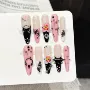 外贸手工秘境铆钉美甲贴