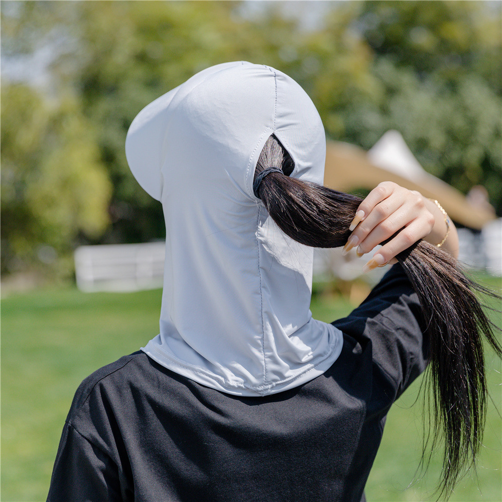 Sunshade Sun Protection Hat Outdoor Cycling Face Mask Full Face Cooling Hat Summer UV Protection Face Covering Women's Sun Hat