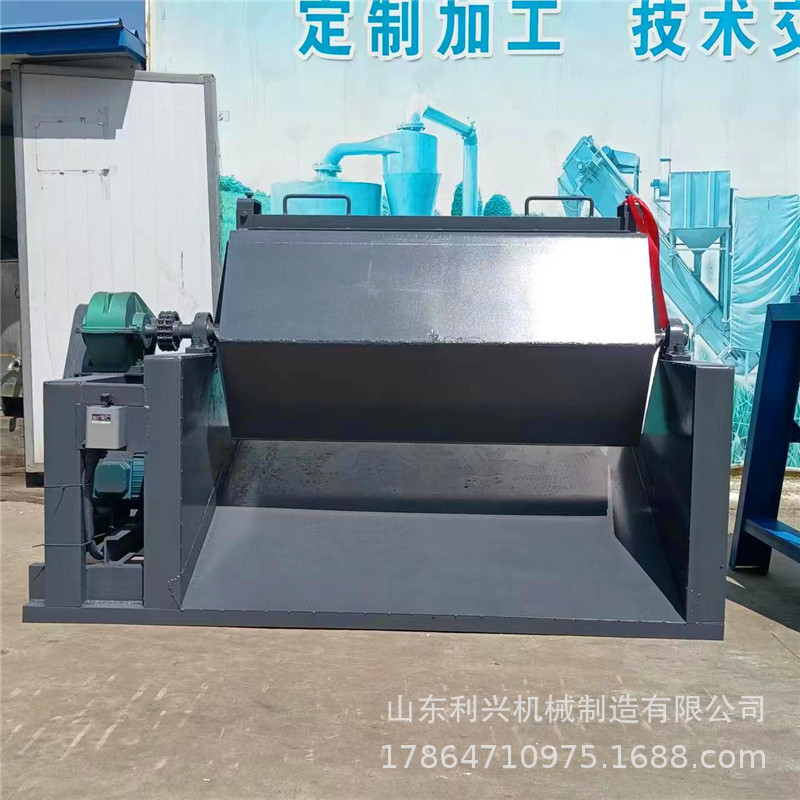 去毛刺滚筒抛光机 火烧铁干磨机5吨产量 多功能金属件去油除锈机