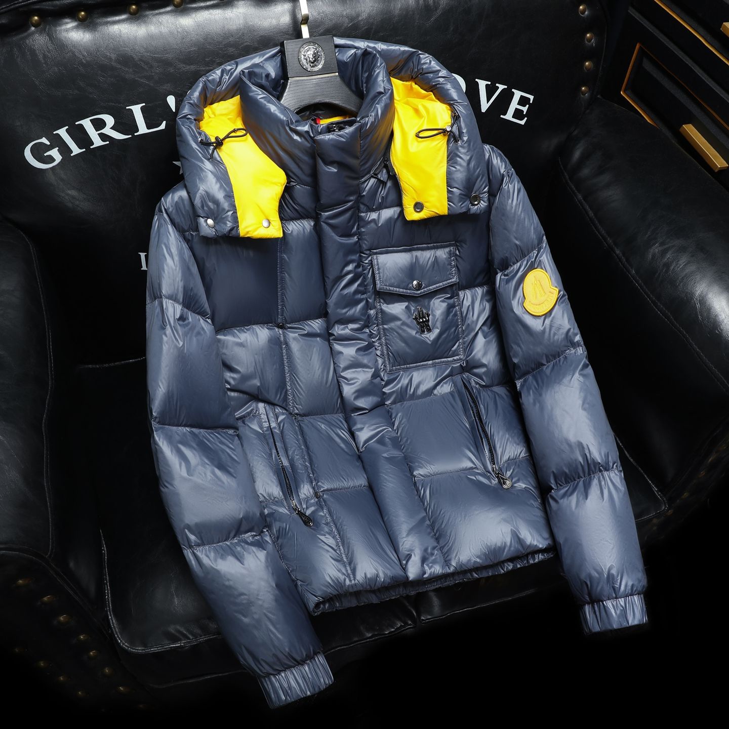 Winter elite velvet down jacket