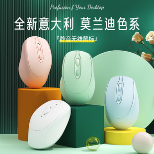 Wireless Mouse Bluetooth Silent Silent Charging Boys and Girls Computer Notebook Office Universal Unlimited Mouse Cute