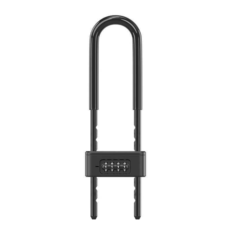 [SMS] cifrado, candado de puerta de vidrio, cerradura en forma de U, cerradura impermeable a prueba de óxido, cerradura doméstica alargada a prueba de robo.