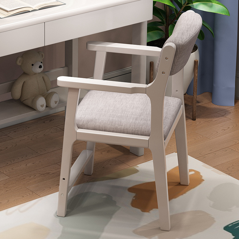 Кресельный подъемник 【белый】 чистая твердая древесина