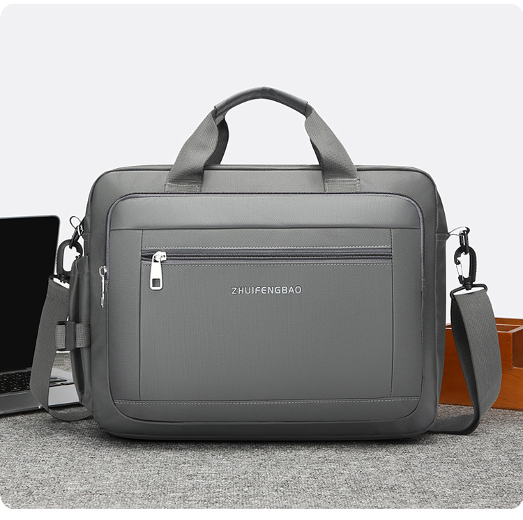 High-end briefcase, 2024 new minimalist men's large-capacity casual sports single-shoulder bag, water-resistant for cross-border use undefined