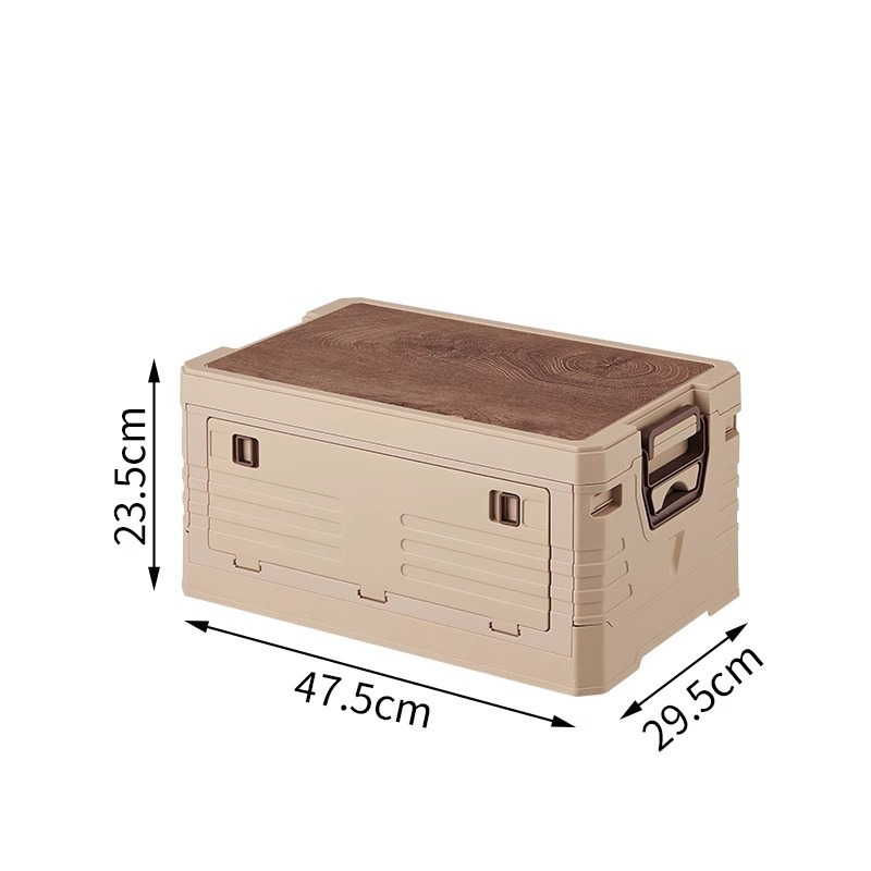 Caja de almacenamiento para acampar al aire libre Caja de almacenamiento plegable para acampar para un picnic