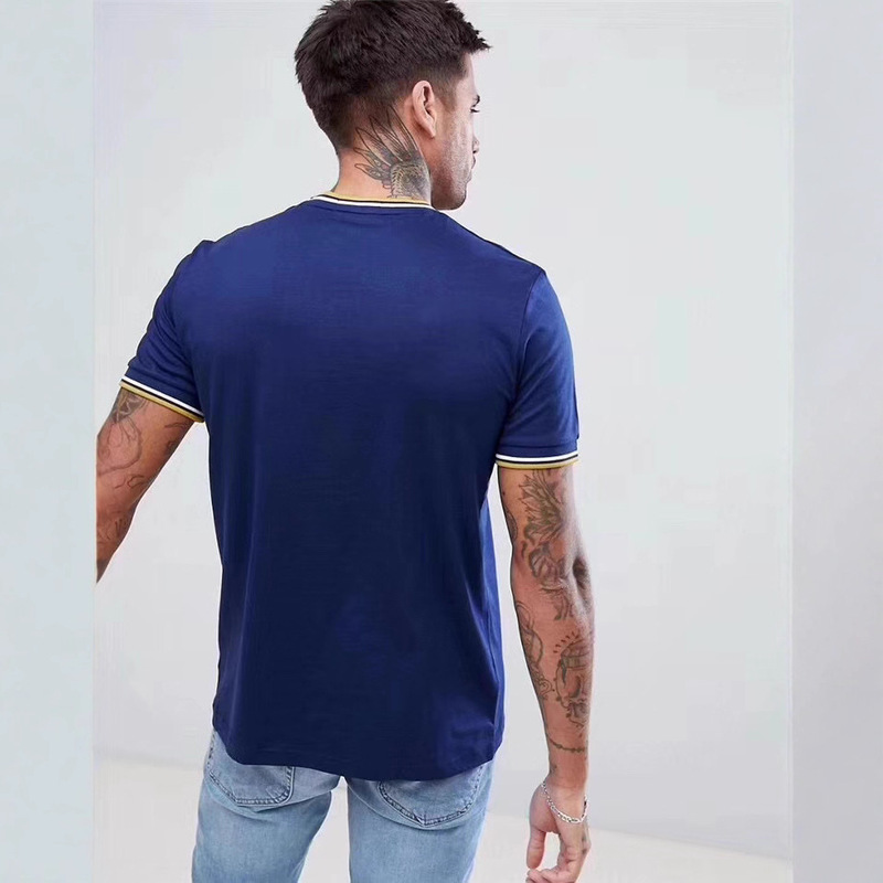 麦の穂の夏の半袖の丸首の綿のtシャツFPの新型の欧米の学院の風の欧米の簡単な男性の上着の底のシャツはありません。|undefined