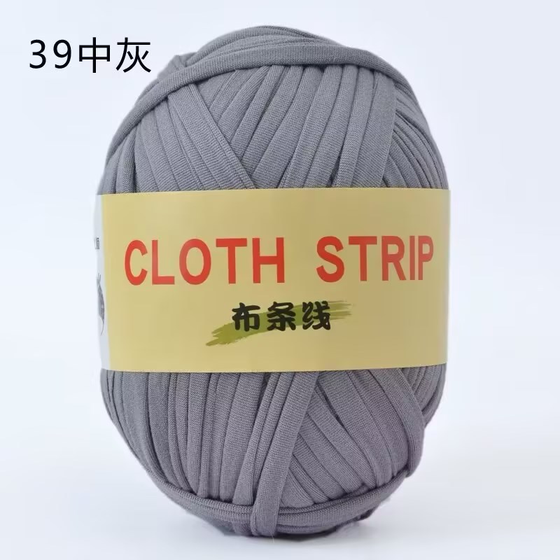 Gran gancho de línea de tela muñeca zapatillas de almacenamiento cesto cojín manta ganchillo DIY material casero tela gruesa trenzado