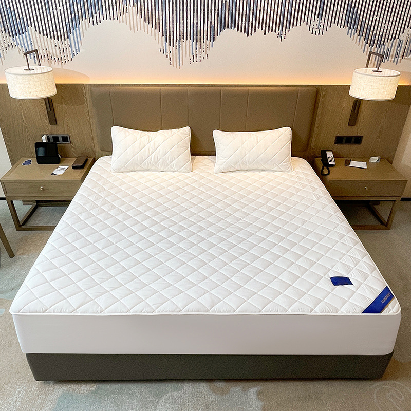 Factory direct Hilton five-star hotel Wormwood quilted bed hat with cotton bed sheet Simmons protective cover bedspread