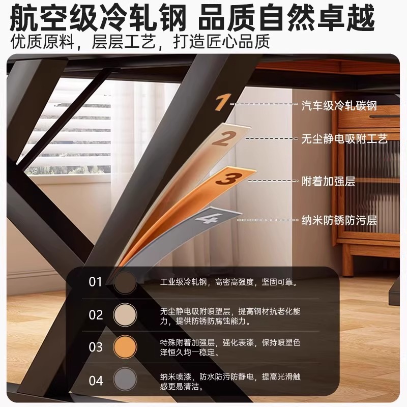 Mesa de comedor doméstica pequeña mesa de comedor simple mesa de comedor rectangular mesa de sala de estar combinación de mesa y silla de comedor comercial