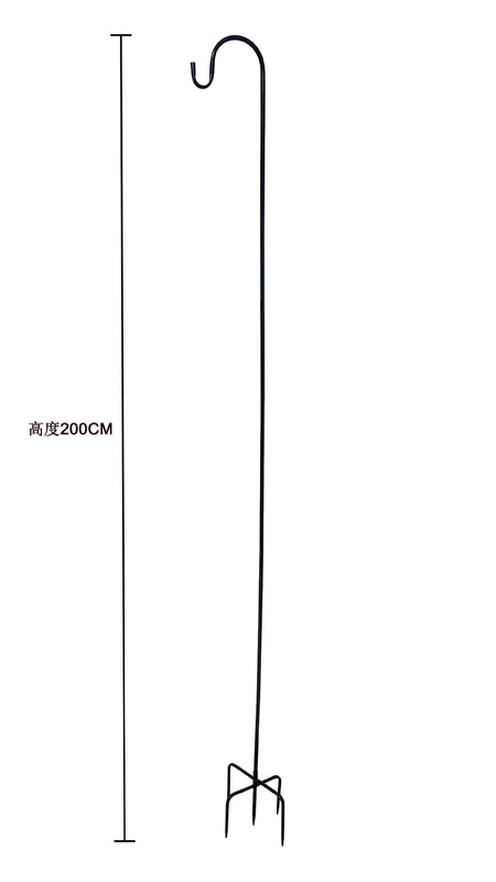春の売れ筋屋外公園庭庭蜂の花給水器鉄製羊飼いフック吊りロッド地面プラグ防水|undefined