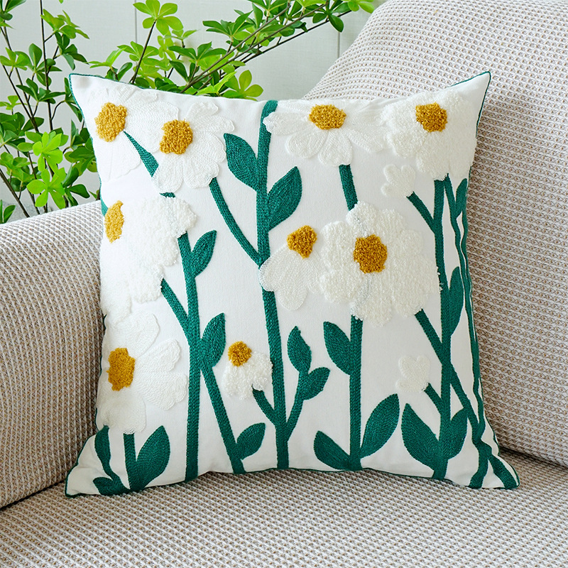 Flor blanca de varilla verde-171g