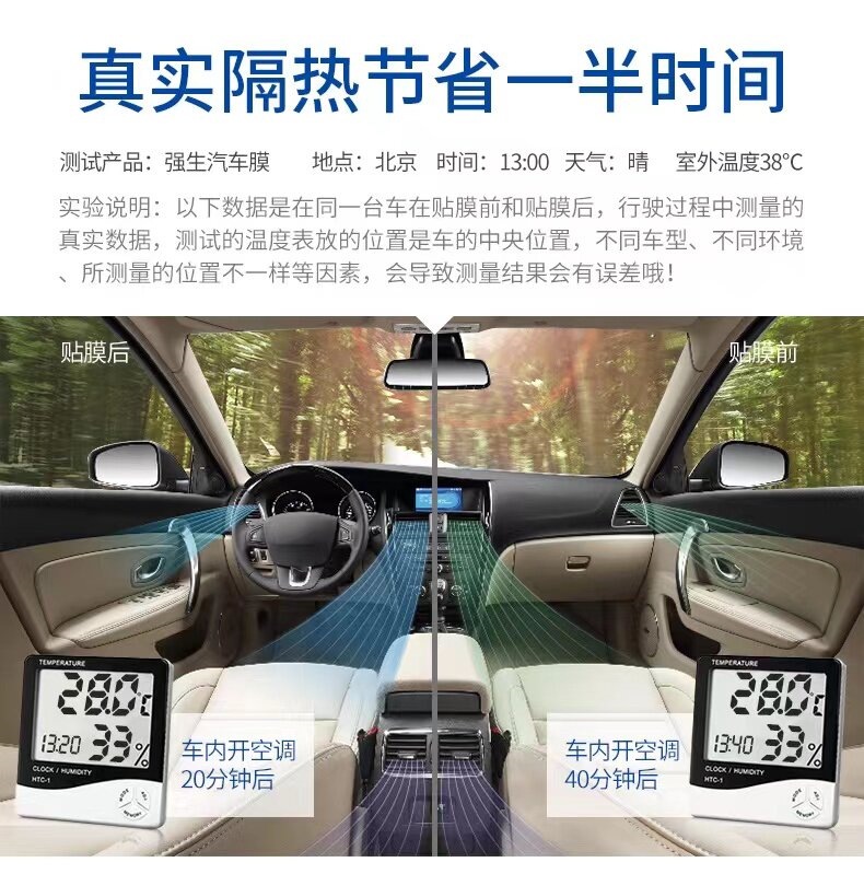 Johnson & Johnson Ir75 Car Insulation Film Official Genuine Car Glass Film Window Film Car Solar Film Explosion-Proof Heat Insulation