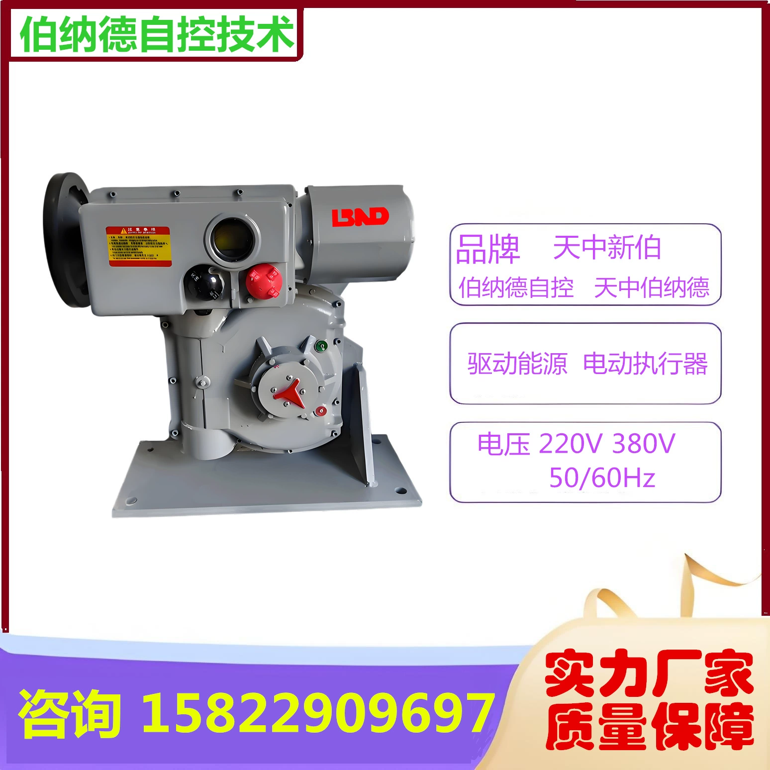 B+RS250/K65H базового типа Bernard Angle ход электрический привод производитель низкая цена оптом