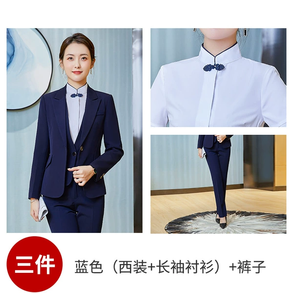 Classic suit jacket, shirt, trousers