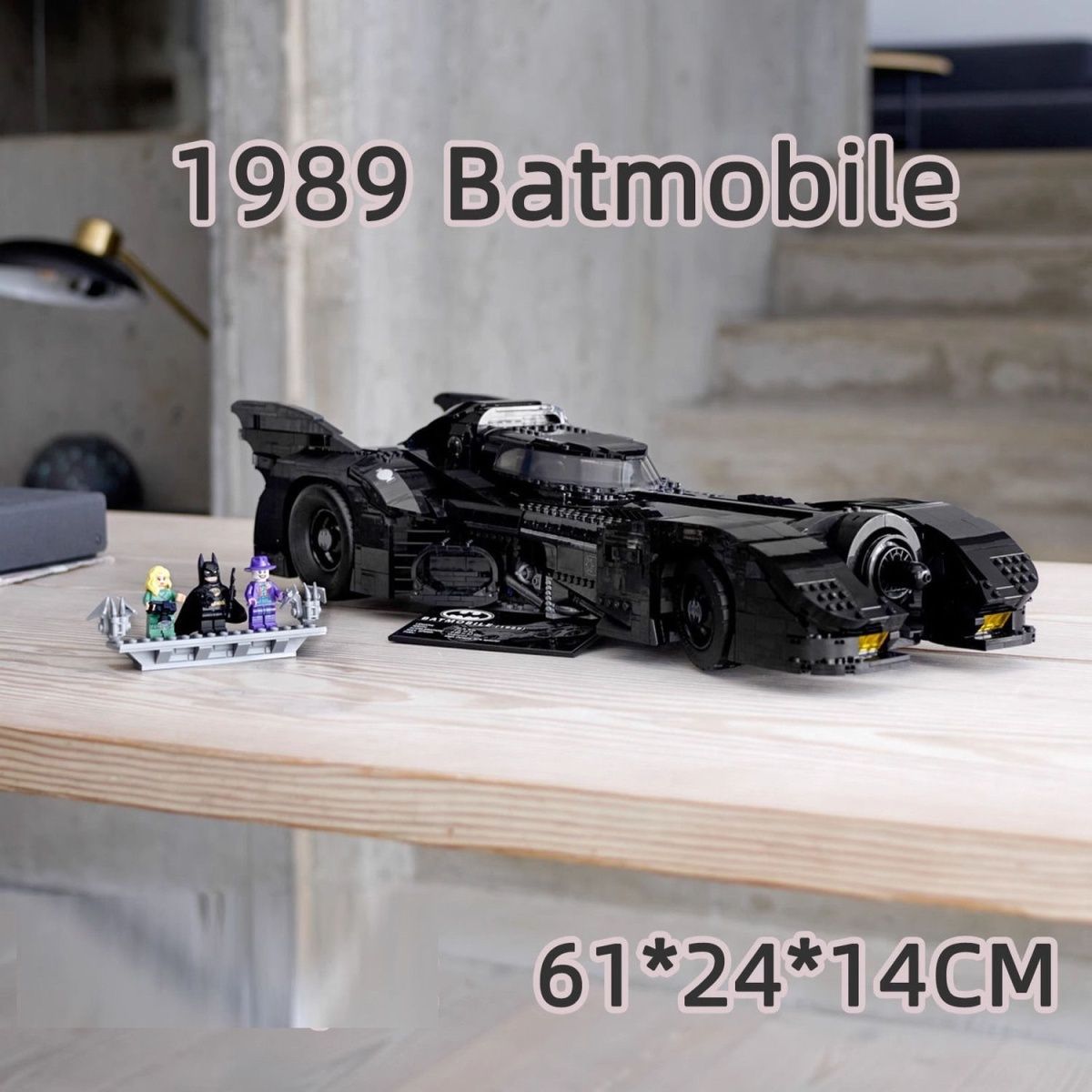 Compatible with Lego 76139 Superhero 1989 Classic Batman Chariot Boy Assembled Building Blocks Toy D3005