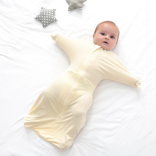 Cross-border baby surrender swaddle, breathable baby anti-jump sleeping bag, cotton baby sleeping bag artifact wholesale