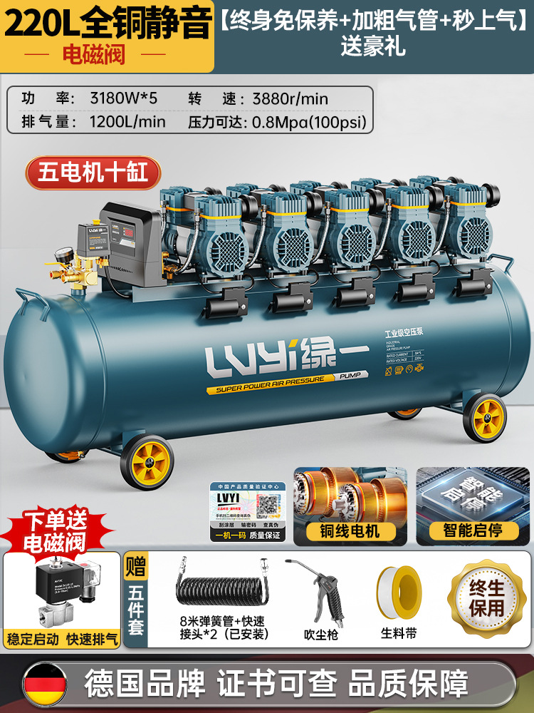220L*5 [dual solenoid valve + intelligent explosion-proof] industrial model