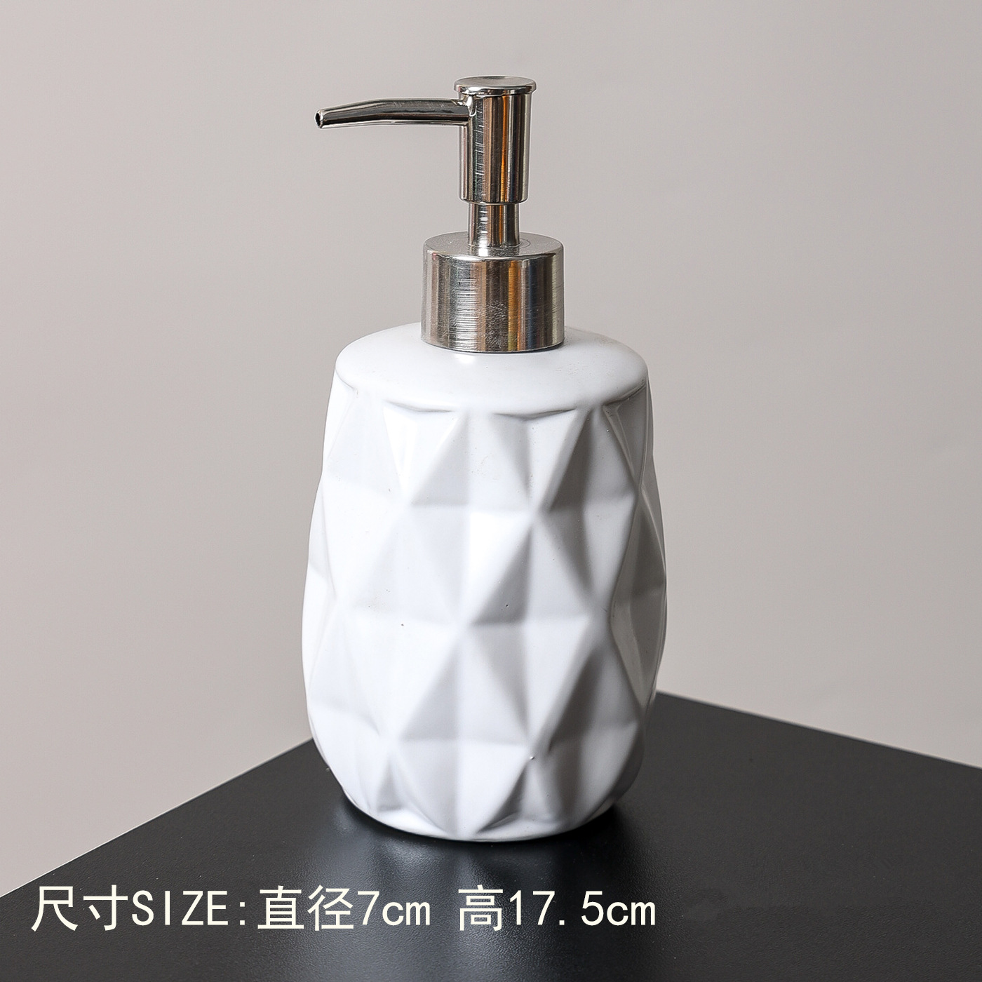 Botella de loción de cerámica de baño de hotel, botella dividida, champú a presión, gel de ducha, loción de manos, acondicionador, botella vacía