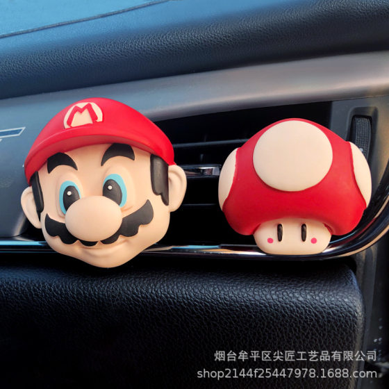 Factory wholesale car perfume aromatherapy car interior products cartoon air outlet cute car interior decoration expansion Stone