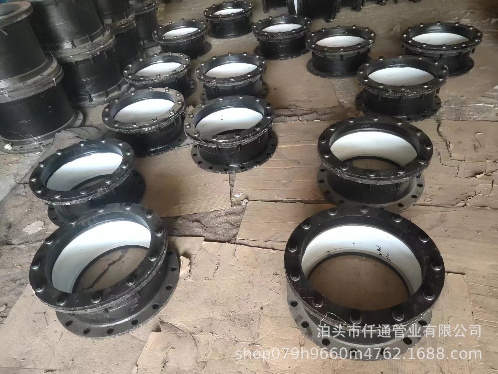 河北生产厂家直销铁管压兰甲单法兰甲管伸缩器管道连接器规格齐全