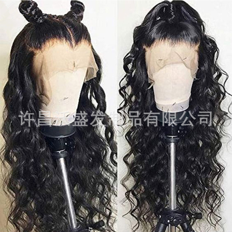 Shunfa 12A Human Hair 13*4 Lace Frontal Wig Loose Deep Lace Front Wig in Stock