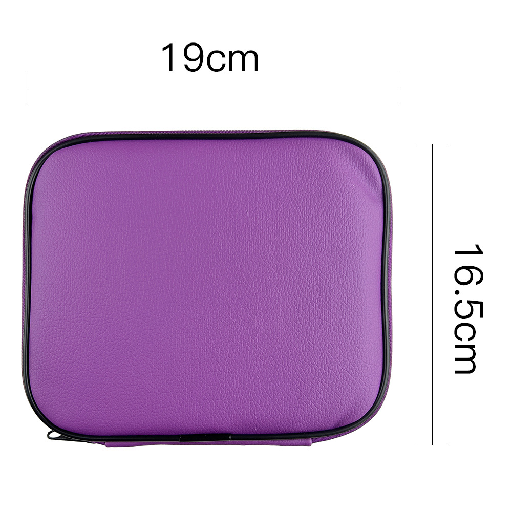 Agujas de suéter transfronterizas desmontables aguja de anillo púrpura bolsa flexible aguja de anillo multifuncional aguja de suéter 13 pares de conjunto