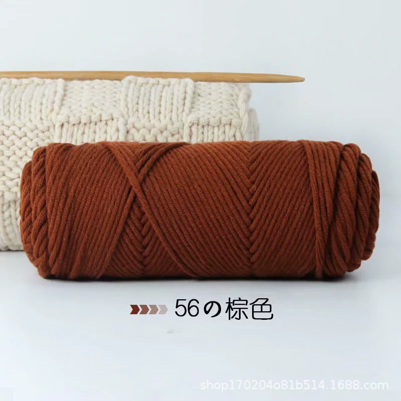 Хлопковая пряжа с tufting 8*7S, узлы для DIY ковров и ковриков, многоцветная палитра 70+ оттенков