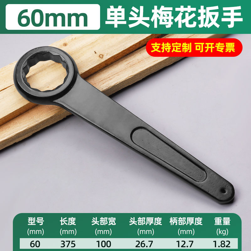 Llaves de caja de un solo cabezal al por mayor, llaves de caja de un solo cabezal de alta resistencia, llaves de impacto de caja de acero de alto carbono.