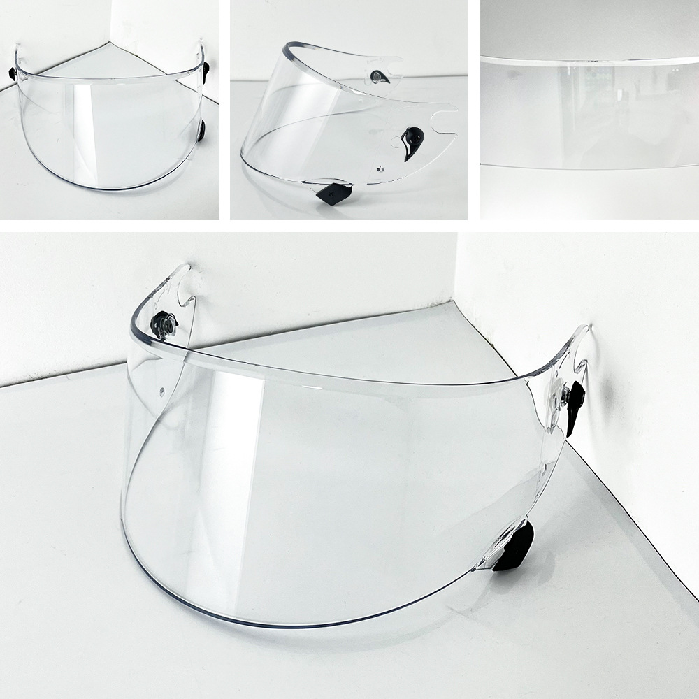 Helmet Lens Compatible with Race R Pro Gp/06, High-Definition Protective Mirror Lens, Windproof and Uv-Resistant