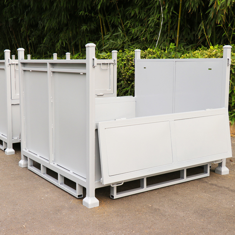 源头可折叠周转箱仓储工位器具物流台车料框周转架加厚钢材