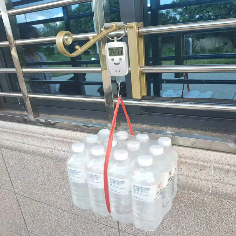 Invisible Clothesline Stainless Steel Extendable Clothesline Pole No Hole Drilling Home Use Balcony Window Outside Anti-theft Net Wall Mounted Hook 