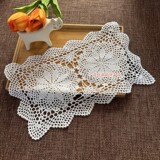 (Трансграничная торговля), крючок для вязания ручной работы, настольный коврик, прямоугольная обеденная тарелка, 25×40см